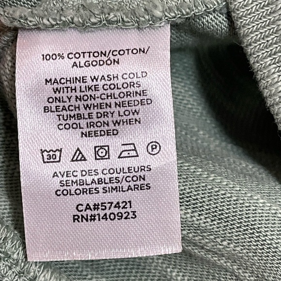 [Lou & Grey] Sage Dolman Sleeve Cropped Cotton Sweater - XS - Picture 4 of 5